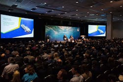 Petrobras CEO Jean Paul Terra Prates told OTC 2024 attendees the oil and gas sector is a key player in structuring the energy transition and boosting it on a large scale. Petrobras CEO Jean Paul Terra Prates told OTC 2024 attendees the oil and gas sector is a key player in structuring the energy transition and boosting it on a large scale.