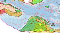 An example geological map was generated in 2021 from a study to help find the sweet spots for CO2 storage sites. An example geological map was generated in 2021 from a study to help find the sweet spots for CO2 storage sites.