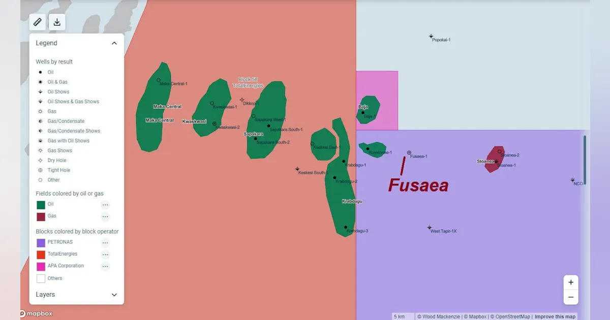 Fpso Map Fusaea oil find could lead to FPSO development offshore Suriname ...