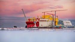 Huge activity at the yard in Haugesund with Dogger Bank, DolWin and Penguins Huge activity at the yard in Haugesund with Dogger Bank, DolWin and Penguins