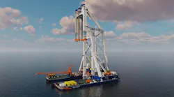For the installation of the monopiles, Van Oord will deploy its heavy-lift installation vessel Svanen (pictured).