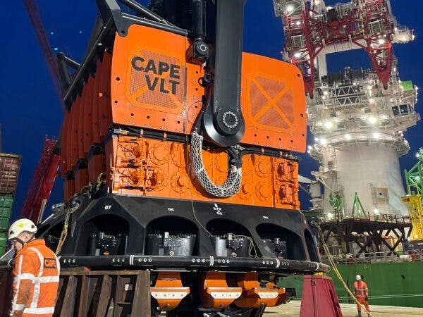 CAPE Holland secured a contract in April from DEME for the provision of a CAPE VLT-640 Quad spread and a separate CAPE VLT-640 unit for the Coastal Virginia Offshore Wind project. CAPE Holland secured a contract in April from DEME for the provision of a CAPE VLT-640 Quad spread and a separate CAPE VLT-640 unit for the Coastal Virginia Offshore Wind project.