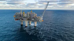 The Troll A platform in the North Sea