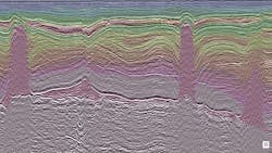 The 2D feasibility study over identified CCS structures shows the uplift value in reprocessing legacy 2D seismic to evaluate regional CCS potential. PGS says this seismic line shows subsurface salt-induced structure and is close to the Inez-1 well, which was used in the velocity model building. The 2D feasibility study over identified CCS structures shows the uplift value in reprocessing legacy 2D seismic to evaluate regional CCS potential. PGS says this seismic line shows subsurface salt-induced structure and is close to the Inez-1 well, which was used in the velocity model building.