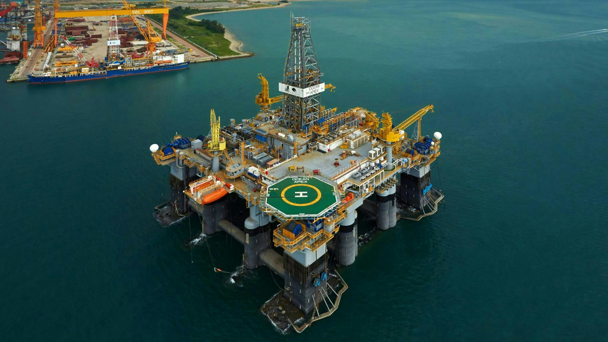 About nine months ago, Diamond Offshore's Ocean Apex completed its move from Singapore and commenced its two-well drilling campaign for Woodside Energy.