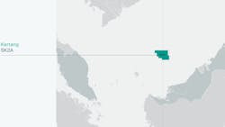 Kertang, located in Block 2A, is operated by Longboat (52.5%) with partners Petronas and Petros. Kertang, located in Block 2A, is operated by Longboat (52.5%) with partners Petronas and Petros.