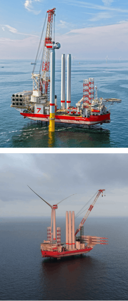 Seaway7 vessel Seaway Ventus installed its first wind turbine generators in May on Ørsted’s Gode Wind 3 project. Seaway7 vessel Seaway Ventus installed its first wind turbine generators in May on Ørsted’s Gode Wind 3 project.