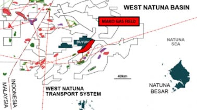 Mako contains 2C resources of 376 Bcf and could start production in 2026.