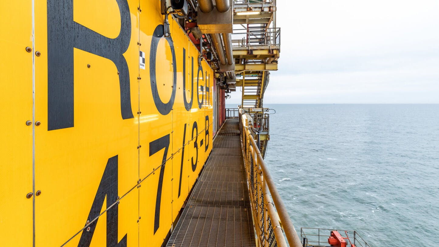 Centrica's Rough Field is located in the Southern North Sea.