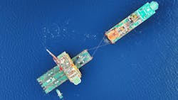 Enping 15-1 center platform installation Enping 15-1 center platform installation