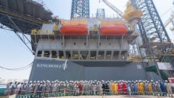 About a month ago, Lamprell hosted the naming ceremony of the Kingdom 2 jackup rig at the Hamriyah facility. Kingdom 2 marks the 30th jackup drilling unit constructed by Lamprell.