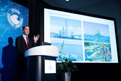 Orsted America's Troy Patton led 'The Future of Offshore Wind: Opportunities and Challenges' keynote at OTC 2024. Orsted America's Troy Patton led 'The Future of Offshore Wind: Opportunities and Challenges' keynote at OTC 2024.