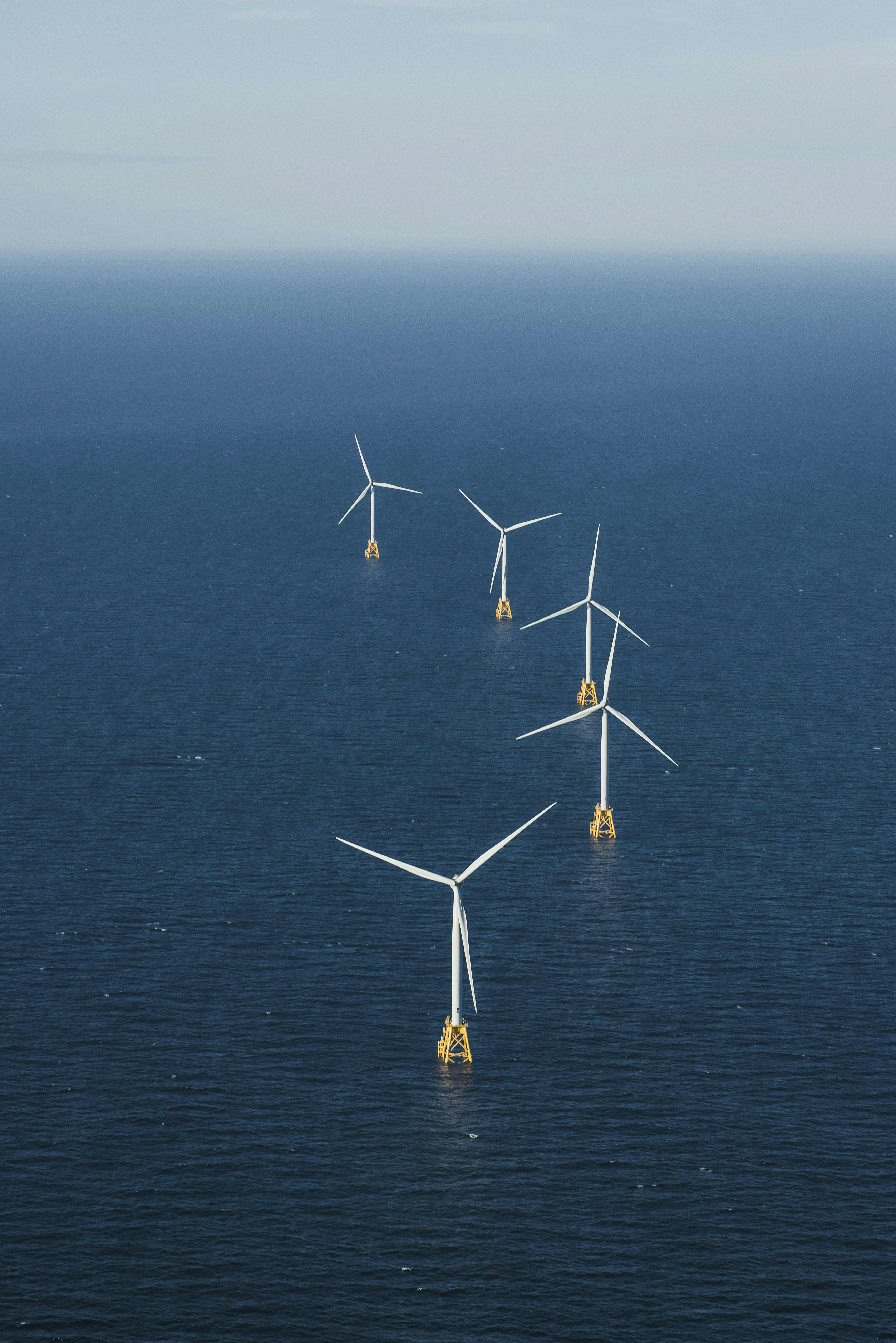 Block Island, the first US offshore wind farm, comprises five GE 6-MW turbines with a total capacity of 30 MW. Block Island, the first US offshore wind farm, comprises five GE 6-MW turbines with a total capacity of 30 MW.