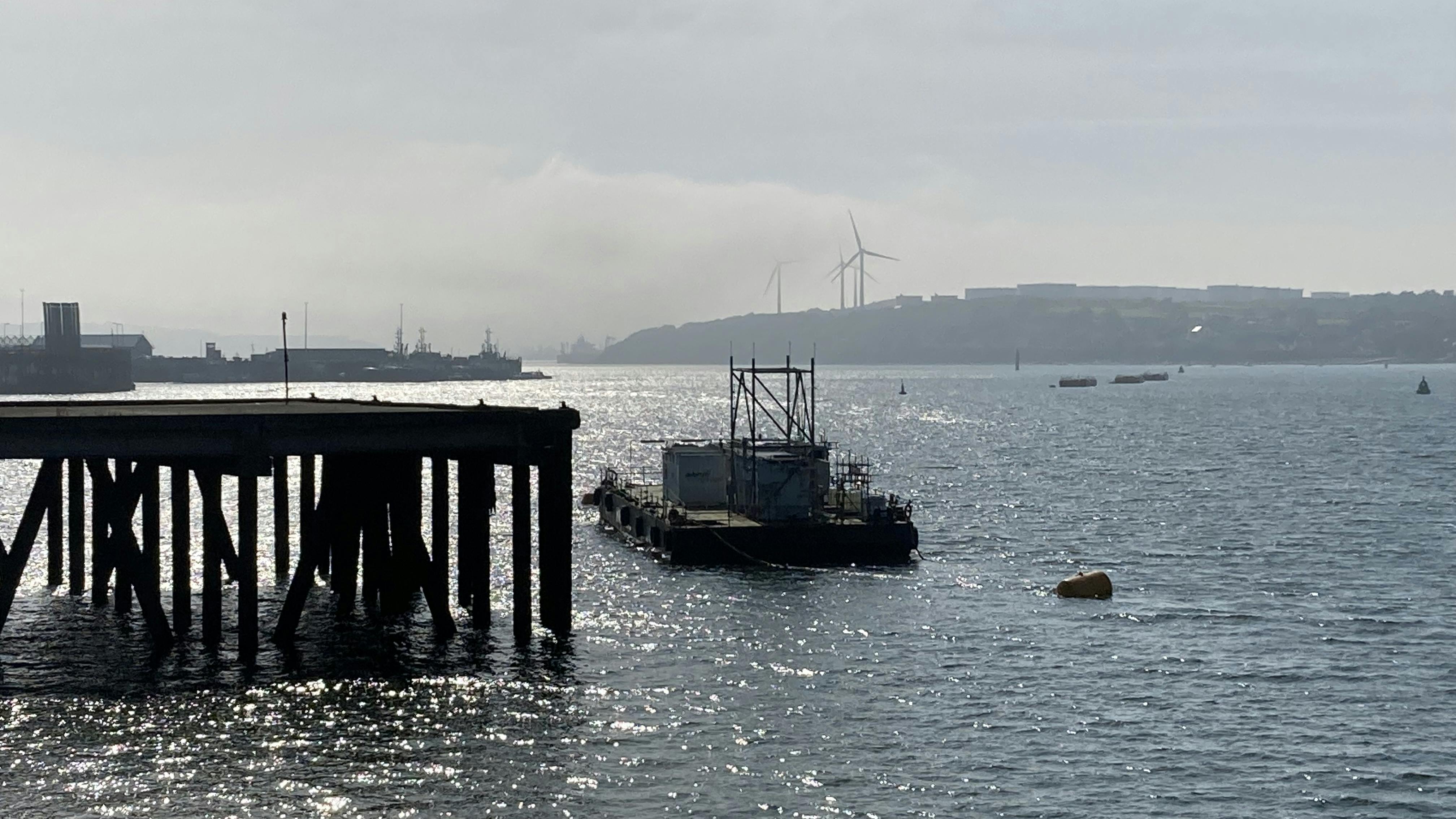 The Dolphyn Hydrogen trials are currently being conducted in a floating marine environment in Pembroke Port, South Wales.