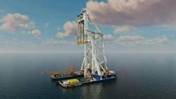 Before and after images of Svanen display how it has been extended in height by 125 m. Before and after images of Svanen display how it has been extended in height by 125 m.