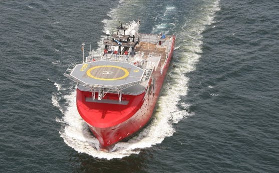 Skandi Salvador is a flexible, large subsea construction vessel.