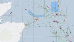 The Green Volt Floating Offshore Windfarm map shows the offshore development area; a potential export route to an oil and gas platform and landfall options; and surrounding oil & gas and offshore wind lease areas and existing infrastructure. This map contains data available from the North Sea Transition Authority, Crown Estate Scotland, the UK Hydrographic Office and the Scottish Government. The Green Volt Floating Offshore Windfarm map shows the offshore development area; a potential export route to an oil and gas platform and landfall options; and surrounding oil & gas and offshore wind lease areas and existing infrastructure. This map contains data available from the North Sea Transition Authority, Crown Estate Scotland, the UK Hydrographic Office and the Scottish Government.