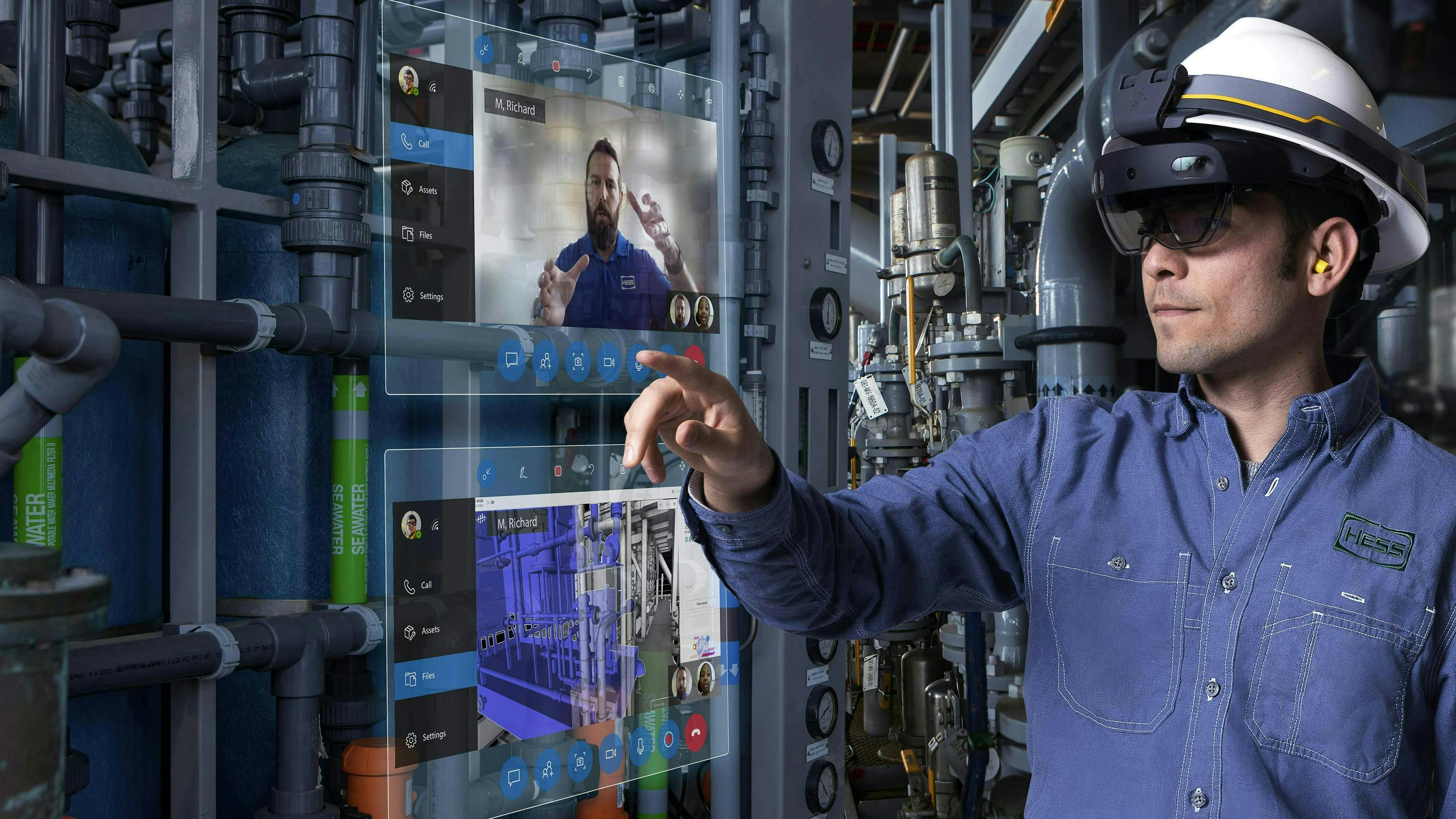 Hess is leveraging augmented reality (AR) technology to improve its operations in the Gulf of Mexico. As part of an Autonomous Fields of the Future program, company employees and contractors working onshore are collaborating with offshore operators using AR to allow for collaborative troubleshooting in real time, eliminating the need for unscheduled offshore trips, which in turn improves worker safety and reduces emissions, costs and other impacts.