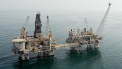 KCA Deutag says it is responsible, both directly and through affiliates, for managing drilling and maintenance operations on 29 offshore platforms including two jackups across the North Sea, Caspian Sea, Eastern Canada and Africa. The bp-operated Central Azeri platform is pictured. KCA Deutag says it is responsible, both directly and through affiliates, for managing drilling and maintenance operations on 29 offshore platforms including two jackups across the North Sea, Caspian Sea, Eastern Canada and Africa. The bp-operated Central Azeri platform is pictured.