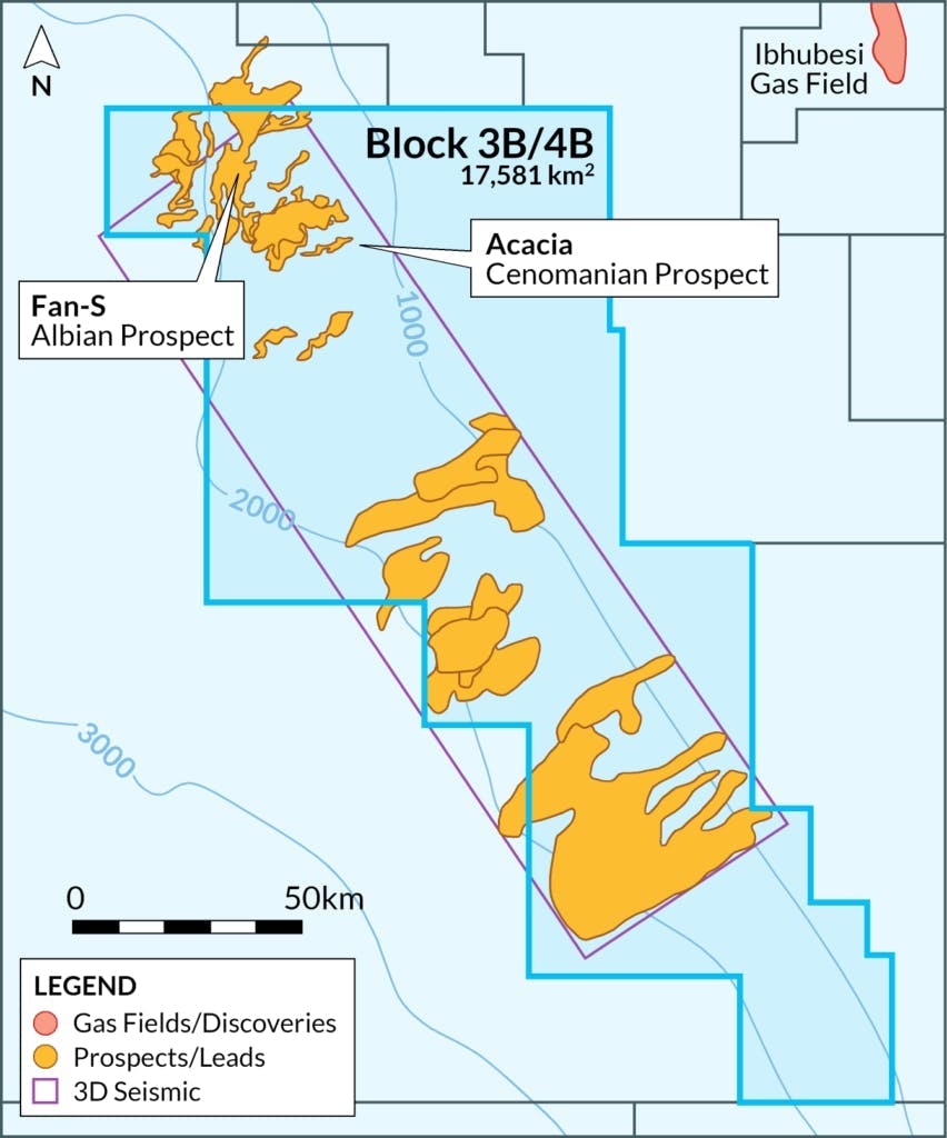 In South Africa, Eco holds direct working interests in two offshore blocks, Block 2B and Block 3B/4B, in the Orange Basin.