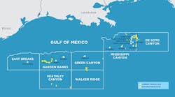 Kosmos Energy GoM Map Kosmos Energy GoM Map