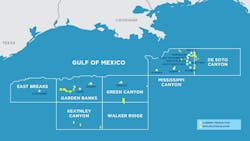 Kosmos Energy GoM Map Kosmos Energy GoM Map