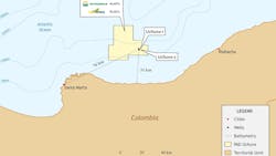 Petrobras has confirmed a gas discovery offshore Colombia. Petrobras has confirmed a gas discovery offshore Colombia.