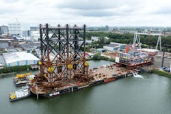 HSM Offshore Energy Completes Successful Load Out and Sail Away of NO5-A Topside and Jacket HSM Offshore Energy Completes Successful Load Out and Sail Away of NO5-A Topside and Jacket
