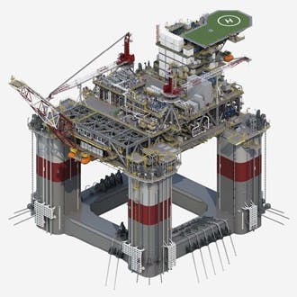 The Anchor semisubmersible FPU has a design capacity of 75,000 gross bbl/d of oil and 28 gross MMcf/d of natural gas. The Anchor semisubmersible FPU has a design capacity of 75,000 gross bbl/d of oil and 28 gross MMcf/d of natural gas.