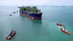 The Barossa project's FPSO module integration and pre-commissioning is 86% complete. The Barossa project's FPSO module integration and pre-commissioning is 86% complete.