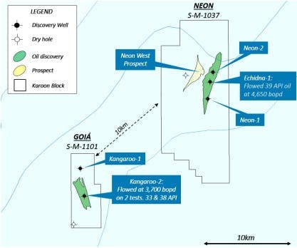 Karoon Energy says work is underway on the Neon project to address low case and to narrow the range of uncertainties.