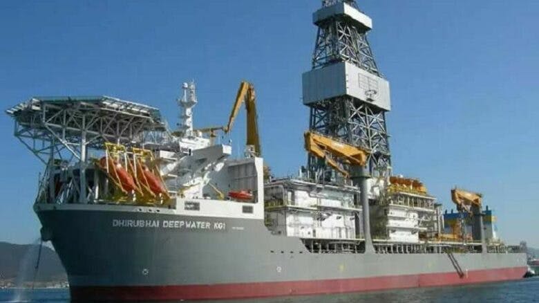 The Dhirubhai Deepwater KG1 drillship
