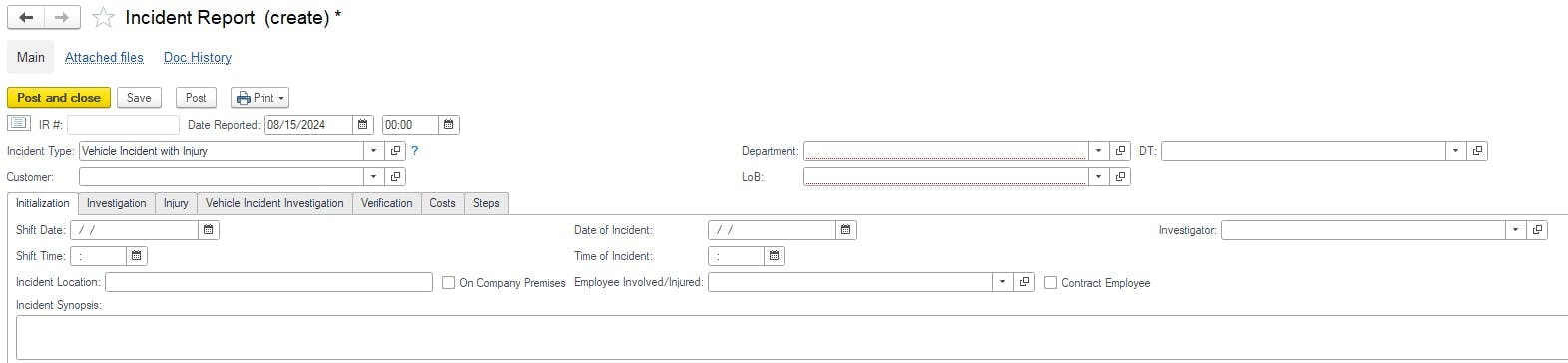 The RigER HSE Module helps sort information by incident type, root cause, direct cause, location and other attributes.