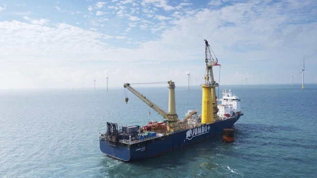 Jumbo Offshore completes TP T&I scope at Yunlin Offshore Wind Farm