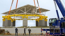 The first full-scale prototype of XolarSurf was launched at sea this week. The first full-scale prototype of XolarSurf was launched at sea this week.