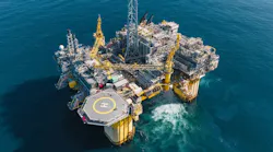 Troll C platform in the North Sea