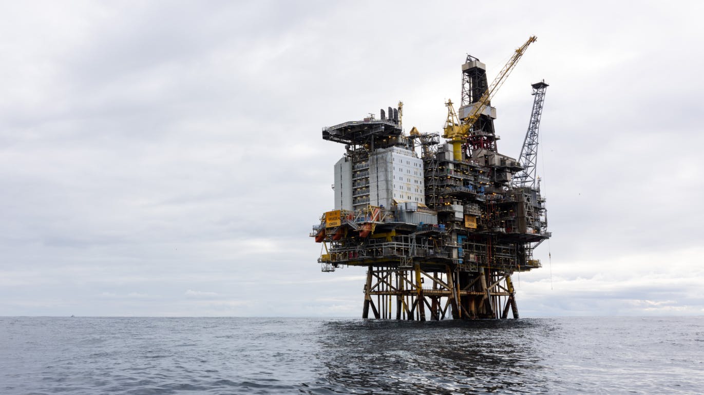 Brage is a crude oil producer in the northern North Sea.