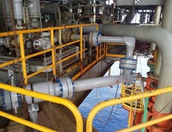 Post-installation piping assembly. Post-installation piping assembly.