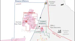 The Lixu license offshore Morocco with the proposed Anchois gas project.