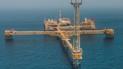 Qatar Energy offshore platform Qatar Energy offshore platform