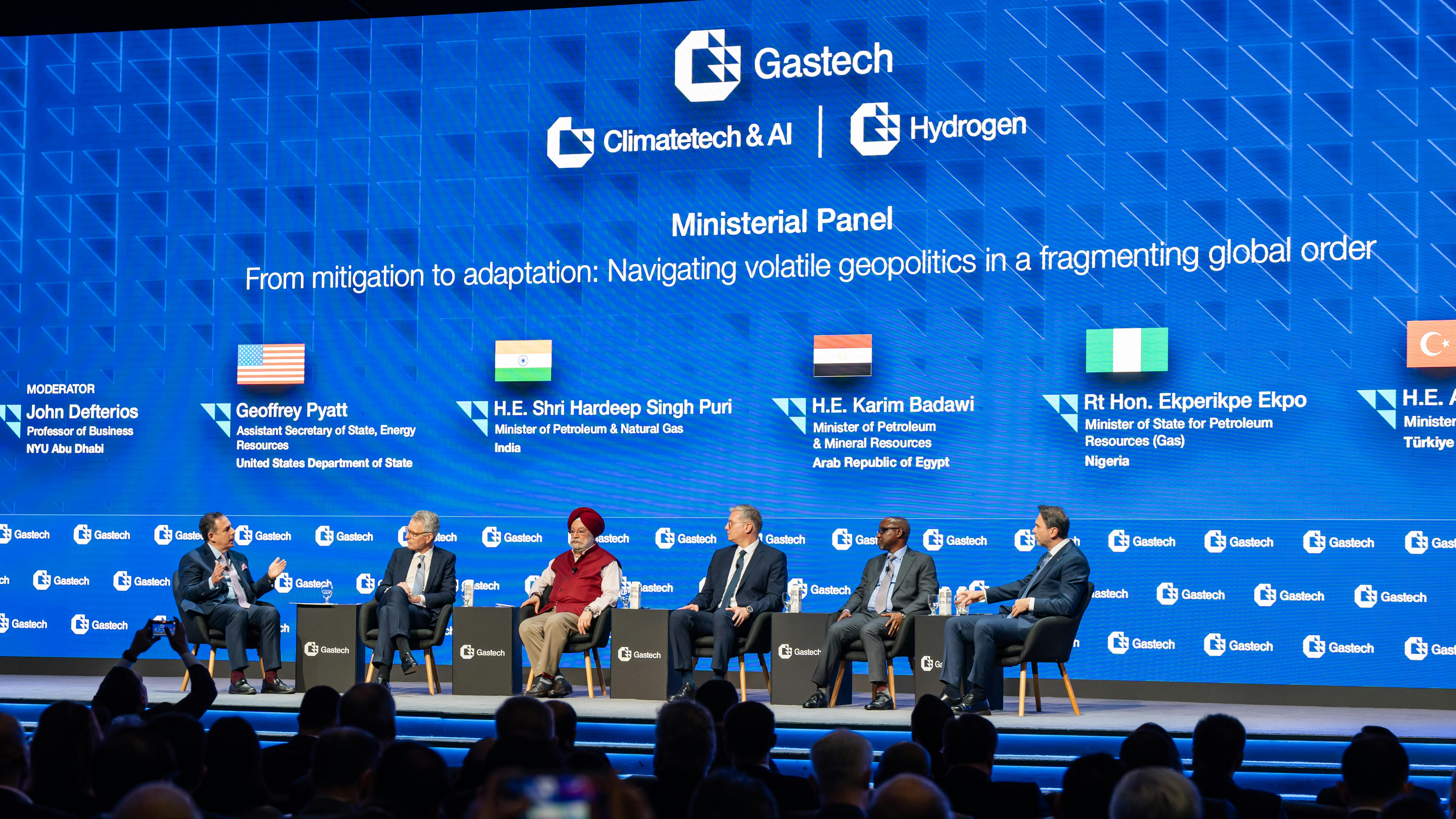 Energy leaders from the US, India, Egypt, Nigeria, and T&uuml;rkiye assembled at Gastech in Houston on Tuesday.