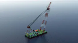 Design, construction, testing, and commissioning of the 5,000-metric ton floating sheerleg crane should last around 24 months, with completion scheduled for 2Q 2026.