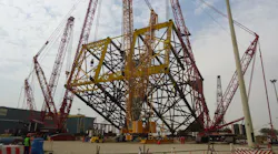 Saipem construction at Dammam yard