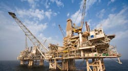 Central Azeri is an offshore production, drilling and quarters platform 100 km east of Baku in the Caspian Sea. Central Azeri is an offshore production, drilling and quarters platform 100 km east of Baku in the Caspian Sea.