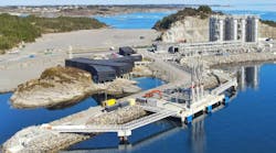 Northern Lights CCS facilities at Øygarden outside of Bergen Northern Lights CCS facilities at Øygarden outside of Bergen