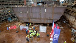 The Nexans Electra vessel will be finalized at Ulstein Verft, Norway. The Nexans Electra vessel will be finalized at Ulstein Verft, Norway.