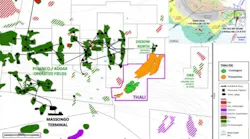 Tower Resources Cameroon holds a 100% interest in the shallow-water Thali production sharing contract in the Rio del Rey Basin offshore Cameroon.