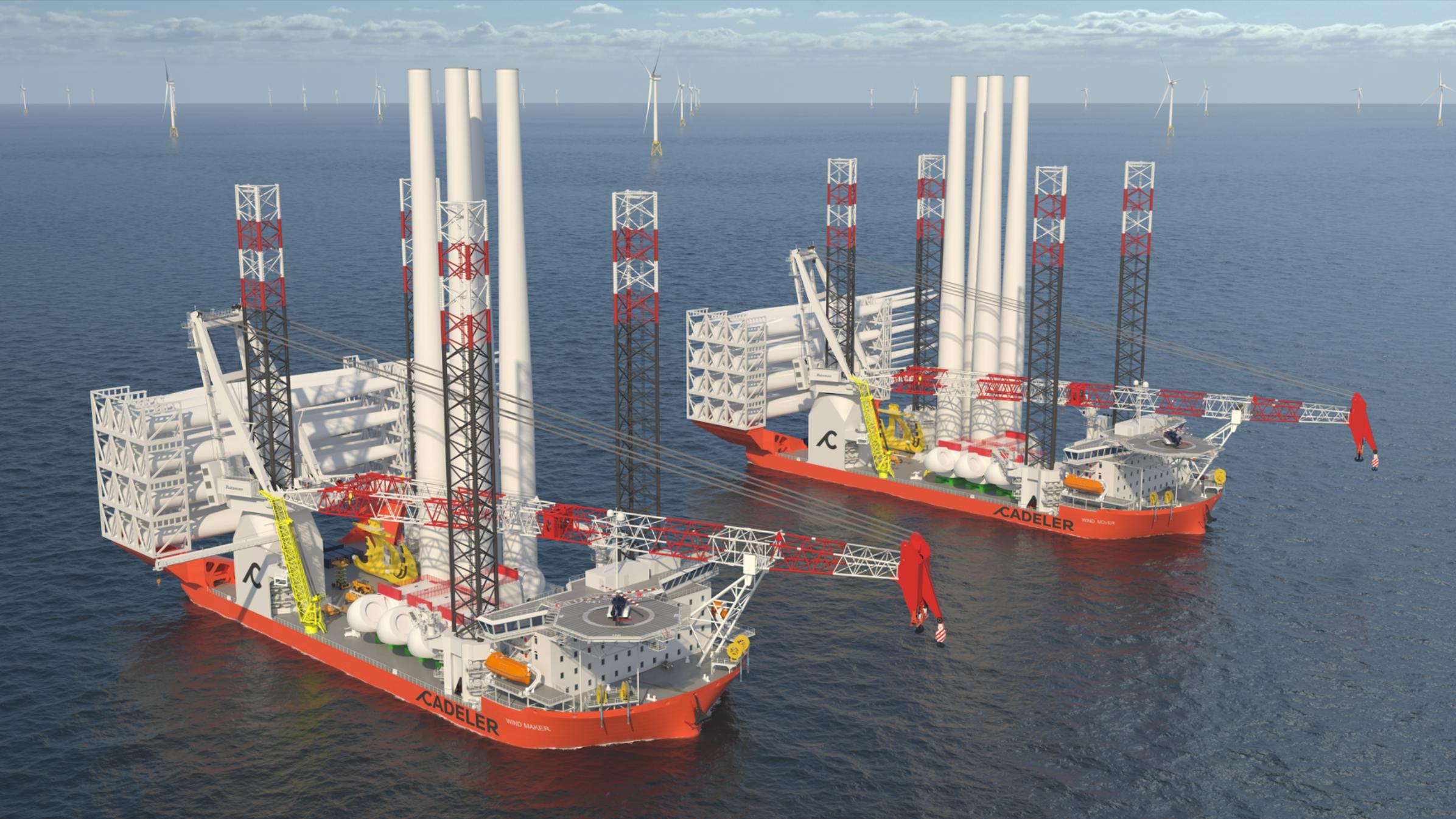 Cadeler inks a vessel reservation agreement for two offshore wind projects in the Asia-Pacific region