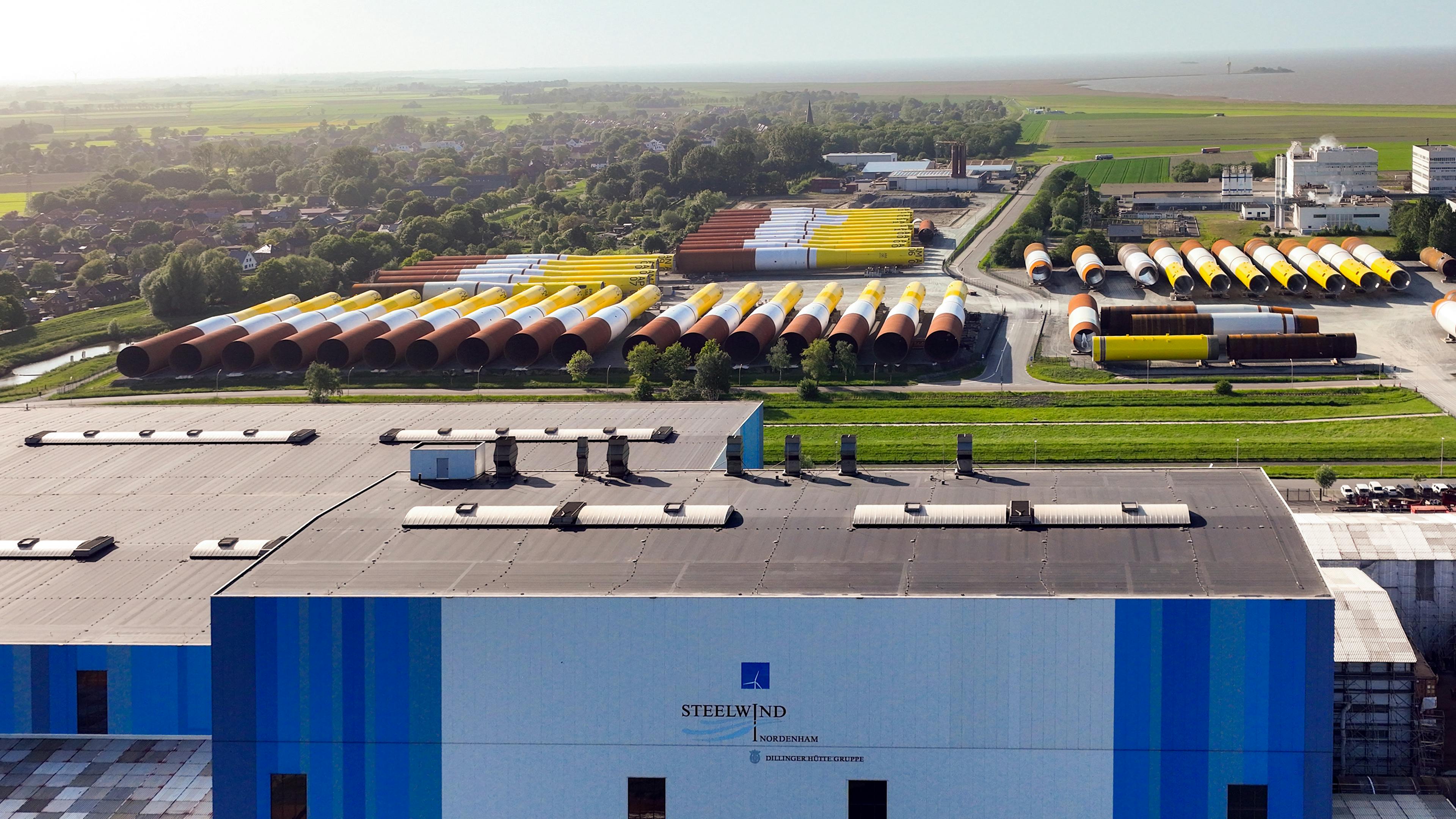 Steel monopiles for offshore wind