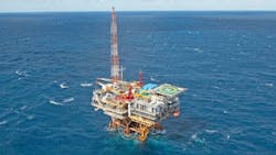 Shell’s Green Canyon Block 19 pipeline hub platform Shell’s Green Canyon Block 19 pipeline hub platform